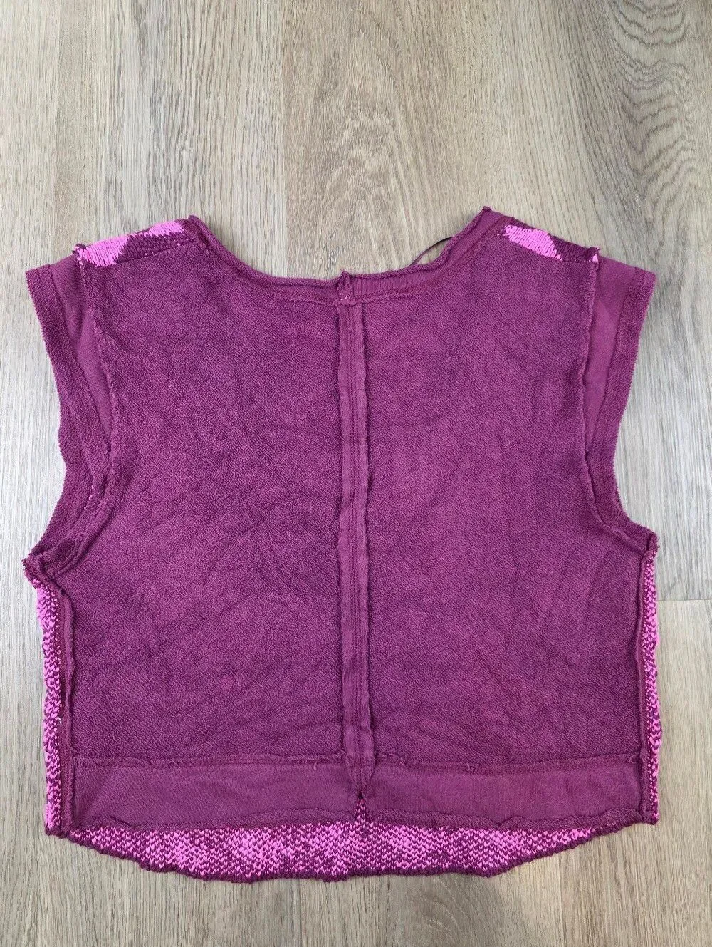 Free People Lola V-Neck Knit Vest Top Size L